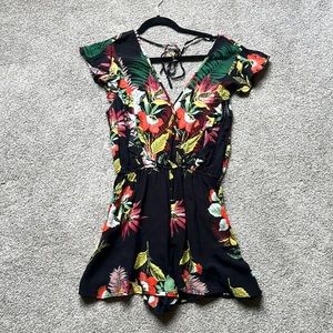 Band of Gypsies Floral Romper